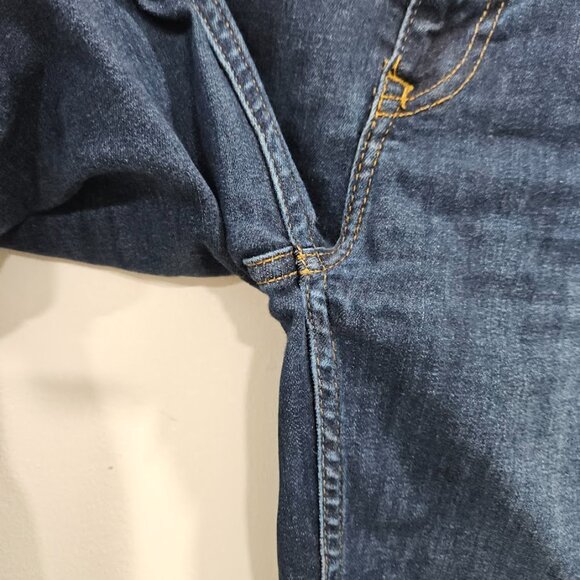 Free People Low Rise Distressed Ripped Skinny Blue Denim Busted Jeans Size 26 - Picture 7 of 12